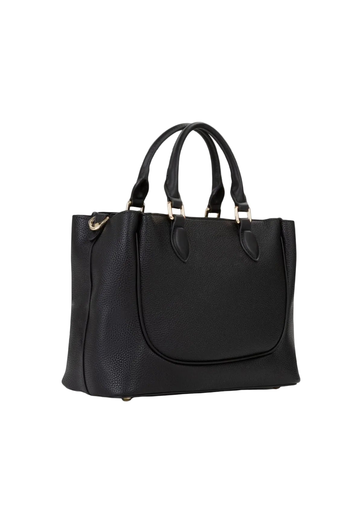 Borsa beige Valentino Bags Daphne RE, ampia shopping bag con superficie goffrata, dettagli gold e tracolla regolabile; scomparto principale sicuro con zip, ideale per ufficio e tempo libero. Vista posteriore