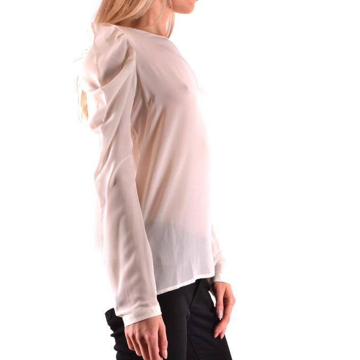 Pinko Blusa Donna Bianco Monocromo Scollo Tondo Autunno/Inverno B_36303