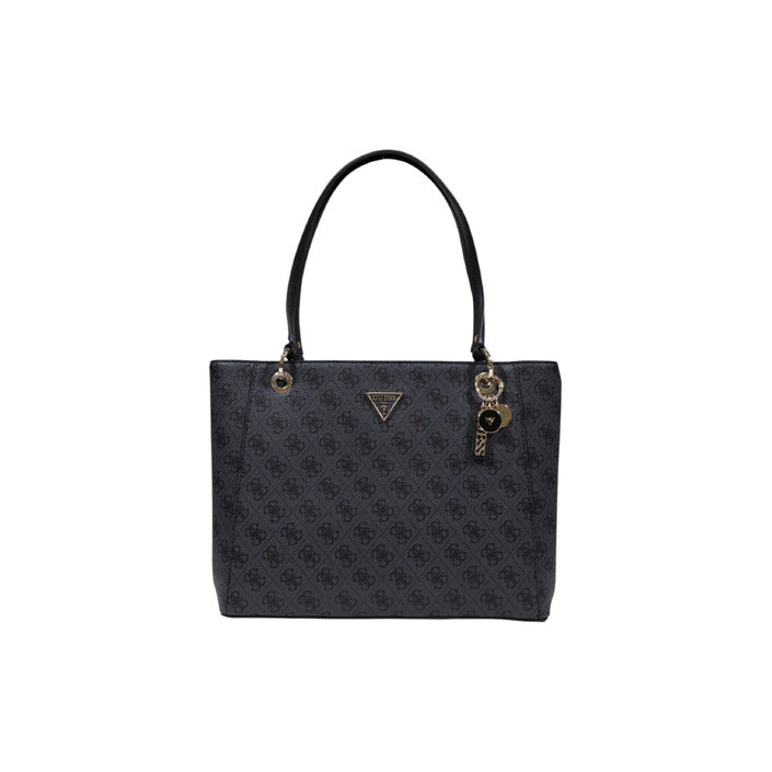 Guess Borsa Donna Marrone Cerniera Tasche Interne Borsa a Mano Poliuretano 100% HWBG96 72250
