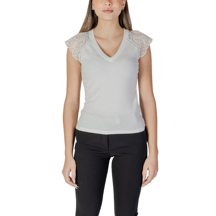 Morgan De Toi Blusa Donna Blu Scollo V 33% Viscosa 64% Poliestere 3% Elastan Primavera/Estate 251-DMEG