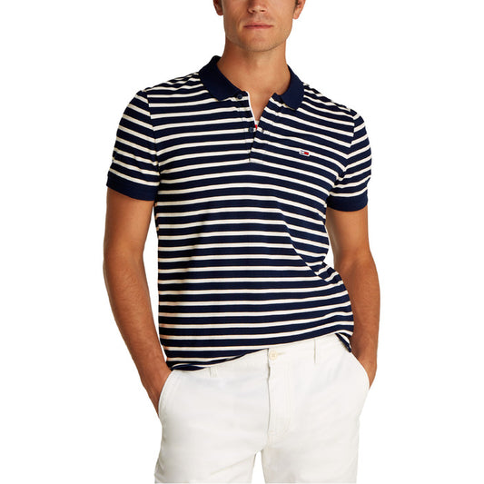 Tommy Hilfiger Jeans Polo Uomo Nero Manica Corta Colletto Polo Bottoni Cotone 100% Primavera Estate DM0DM20676