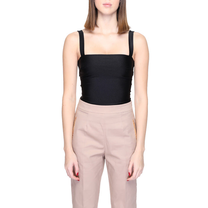 Silence Canotta Donna Oro Spalline Scollo Quadrato 88% Altre Fibre 12% Poliestere Primavera/Estate SD6009PE24