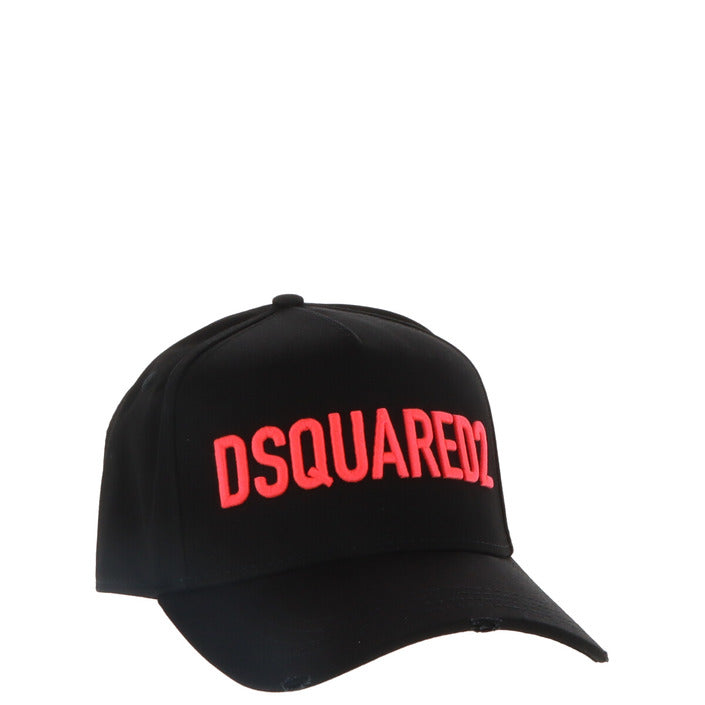 Dsquared2 Cappello Donna Nero Stampa 100% Cotone Primavera/Estate BCW0089