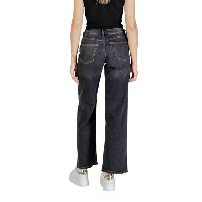 Only Jeans Donna Neri con Zip Bottone Tasche Anteriori Posteriori in Cotone 99% Elastan 1% Primavera/Estate 15346268