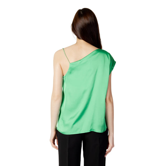 Hanny Deep Blusa Donna Verde Monocromo 100% Poliestere Primavera/Estate F707XBCA09