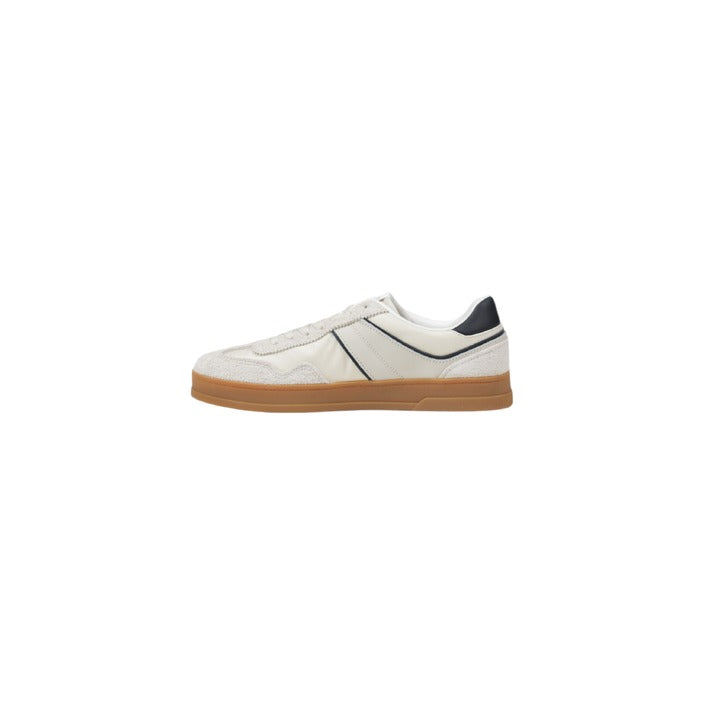 Tommy Hilfiger Jeans Men's White Sneakers EM0EM01606 - 100% Leather Shoes