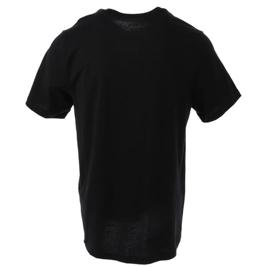Nike T-Shirt Uomo Nera Stampa Manica Corta Scollo Tondo 100% Cotone Primavera/Estate AR5006-011