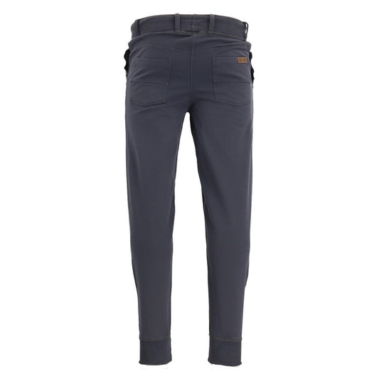 Pantaloni Sportivi Donna Leone 1941 Grigi 100% Cotone - Stile Casual