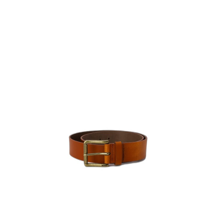 Boss Cintura Uomo Nero Fibbia Pelle 100% 108x4x0.05 cm Autunno Inverno 50491889