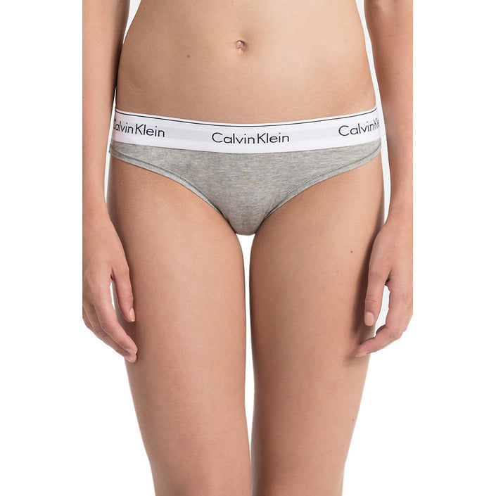 Calvin Klein Underwear Slip Donna Nero 53% Cotone 35% Modal 12% Elastan F3787E