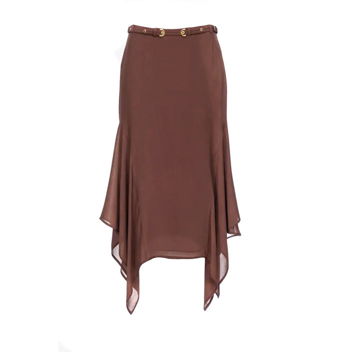 Pinko Gonna Donna Marrone Monocromo 100% Poliestere Primavera/Estate V_30538