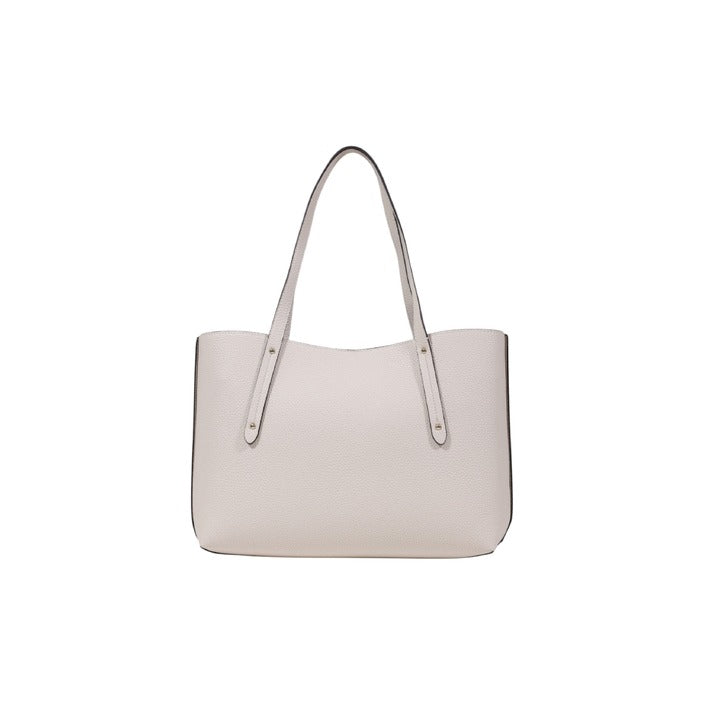 Guess Borsa Donna Bianca in Poliuretano 100% con Tasche Interne 28x36x15 cm HWPG96 48230