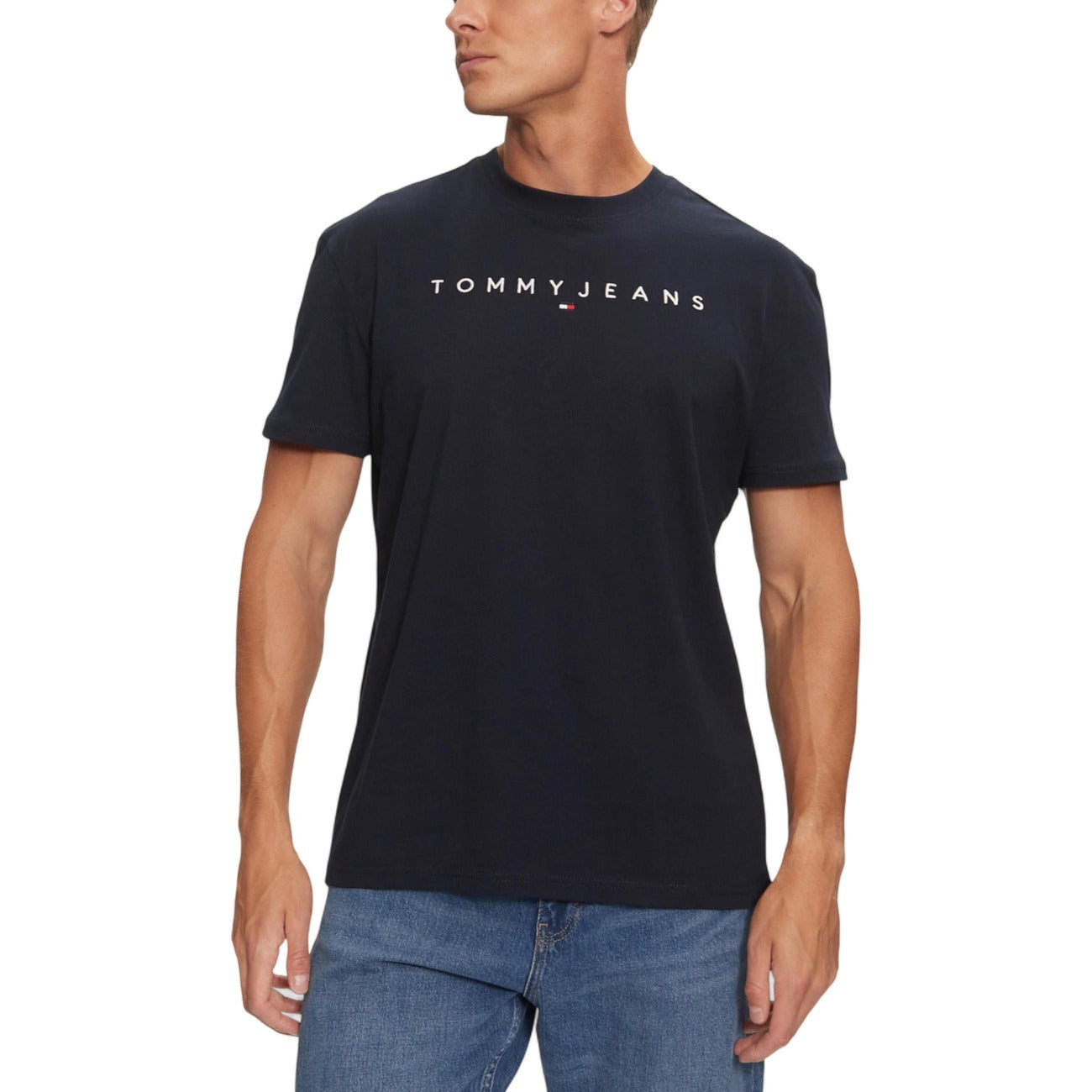 Tommy Hilfiger Jeans T-Shirt TJM REG LINEAR LOGO maniche corte Uomo DM0DM20744