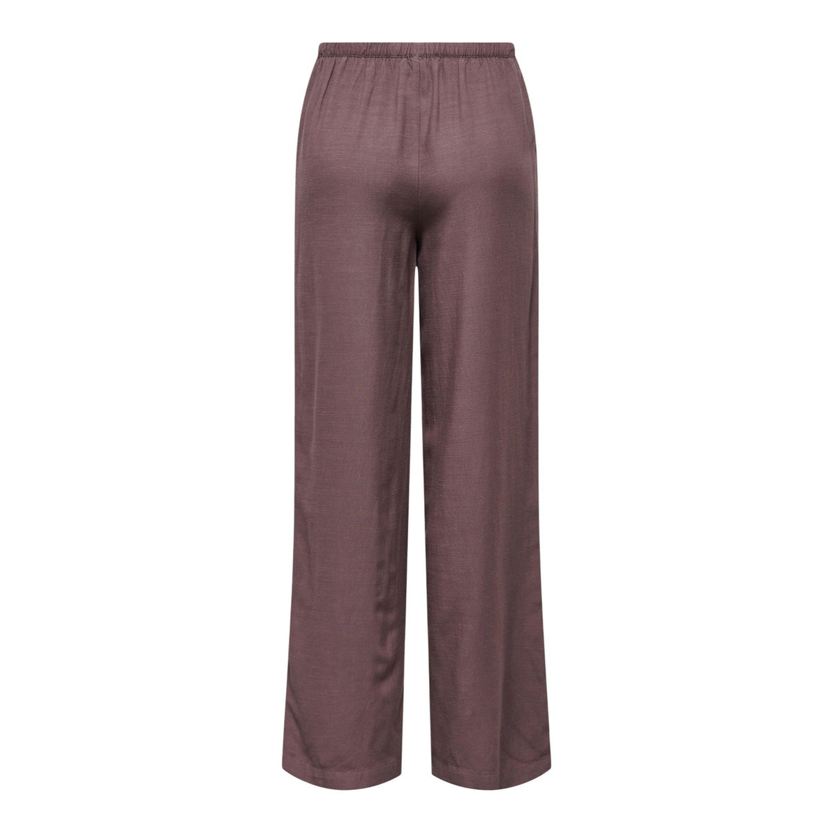 Pantaloni JDY Jdycaya; 90% viscosa 10% lino, gamba ampia, vita elastica con laccio. Modello regular wvn dia, fresco e traspirante, stile minimal contemporaneo. Vista posteriore