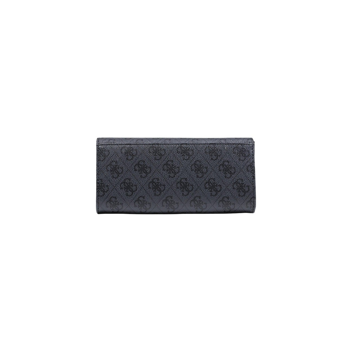 Portafoglio grande grigio nero Guess LAUREL II SLG FLAP ORGANIZER SWSG74. perfetto per chi desidera organizzare con stile carte, documenti e contanti. Realizzato interamente in poliuretano di alta qualità. motivo logo Guess all-over e dal caratteristico triangolo metallico con logo sulla parte frontale. Chiusura a patta con bottone