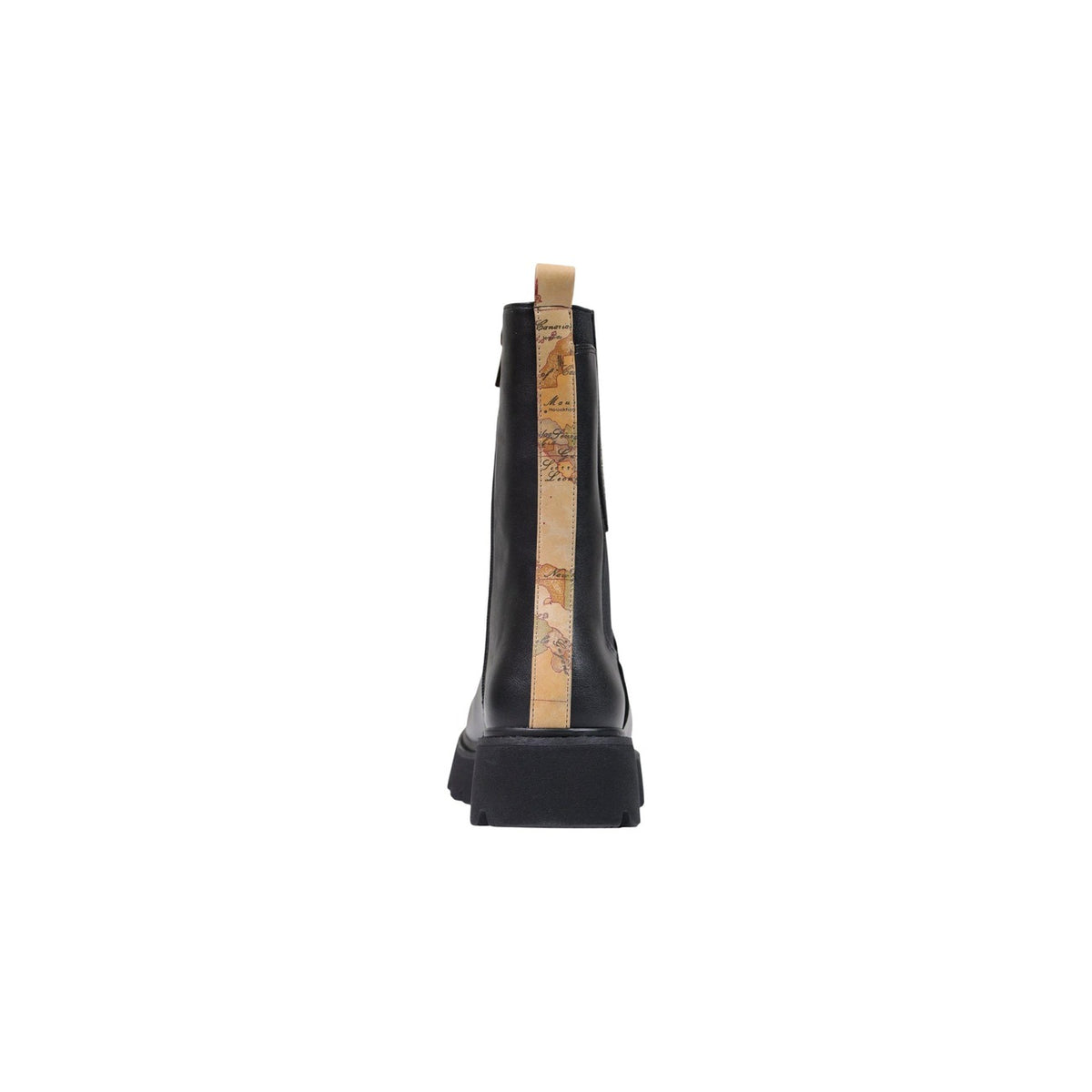 Stivaletti Beatles neri donna Alviero Martini Prima Classe – Stivali alti con logo oro e Geo Classic 26IZ11557300B0001.