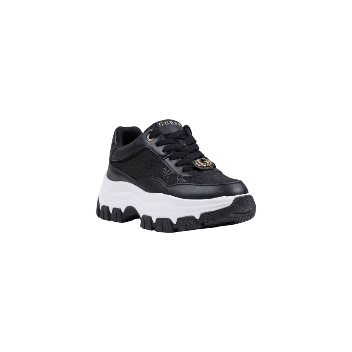 Sneakers Guess donna nere sportive basse - vista frontale punta