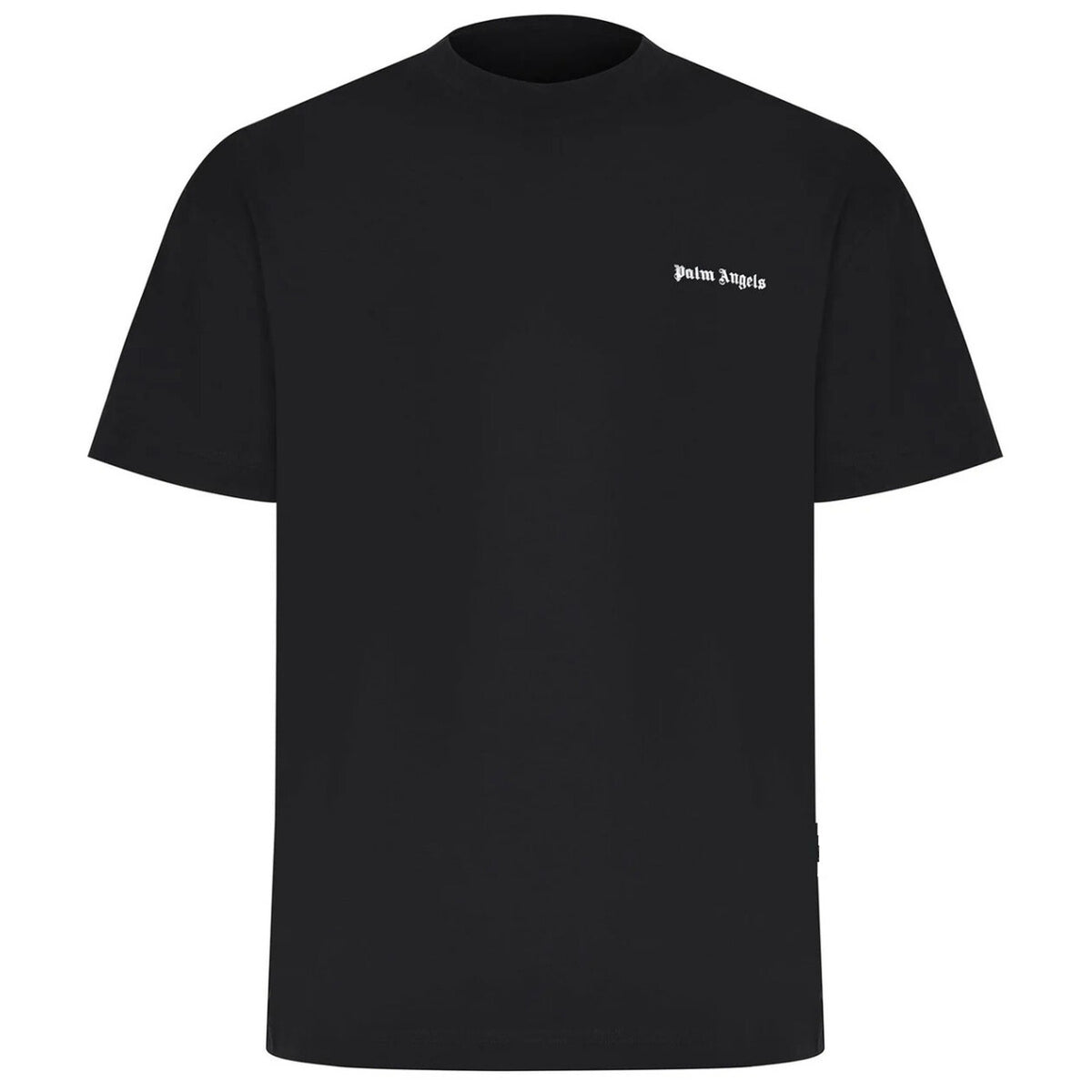 T-shirt Intima Uomo Palm Angels; Cotone Stretch. Girocollo, maniche corte, nero. Tessuto leggero, traspirante e aderente. L'eccellenza dell'intimo firmato Palm Angels. Vista frontale