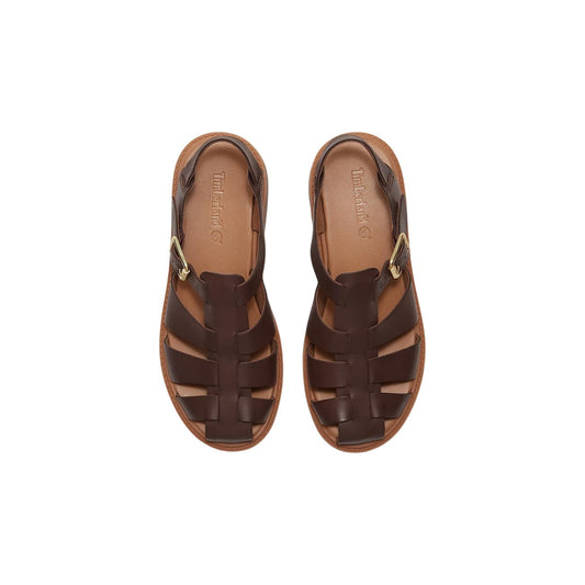 Timberland Fisherman Sandal; pelle premium, design intrecciato, fibbia regolabile, suola antiscivolo. Il sandalo iconico per il tuo stile estivo. Vista dall’alto