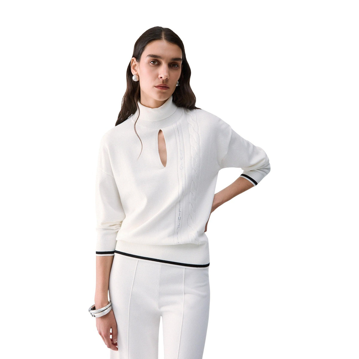 Liu Jo Maglia Dégradé con Paillettes Donna SWEATER