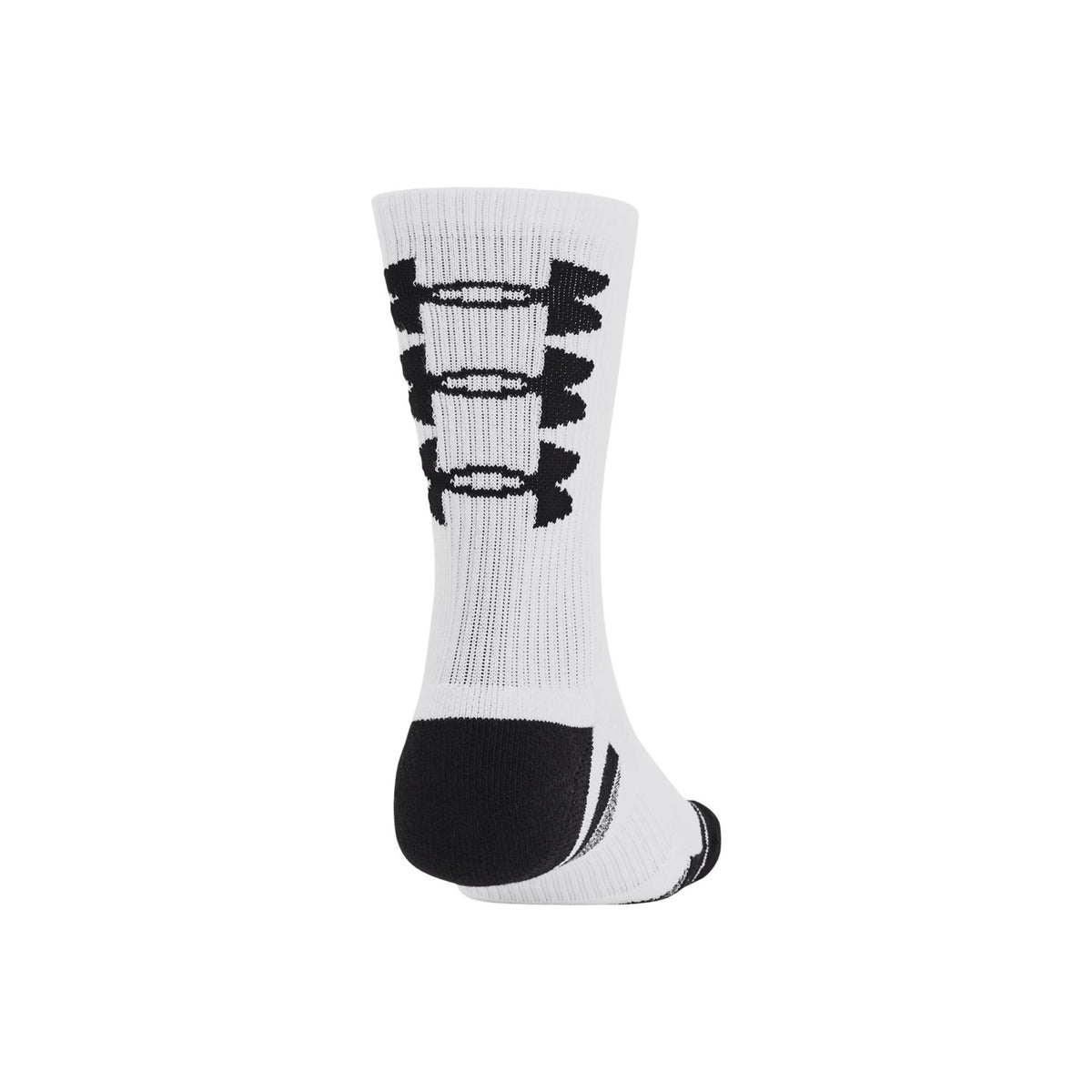 Calze Under Armour Performance Tech Crew 3 paia uomo bianche sportive 98% poliestere 2% elastan - vista posteriore
