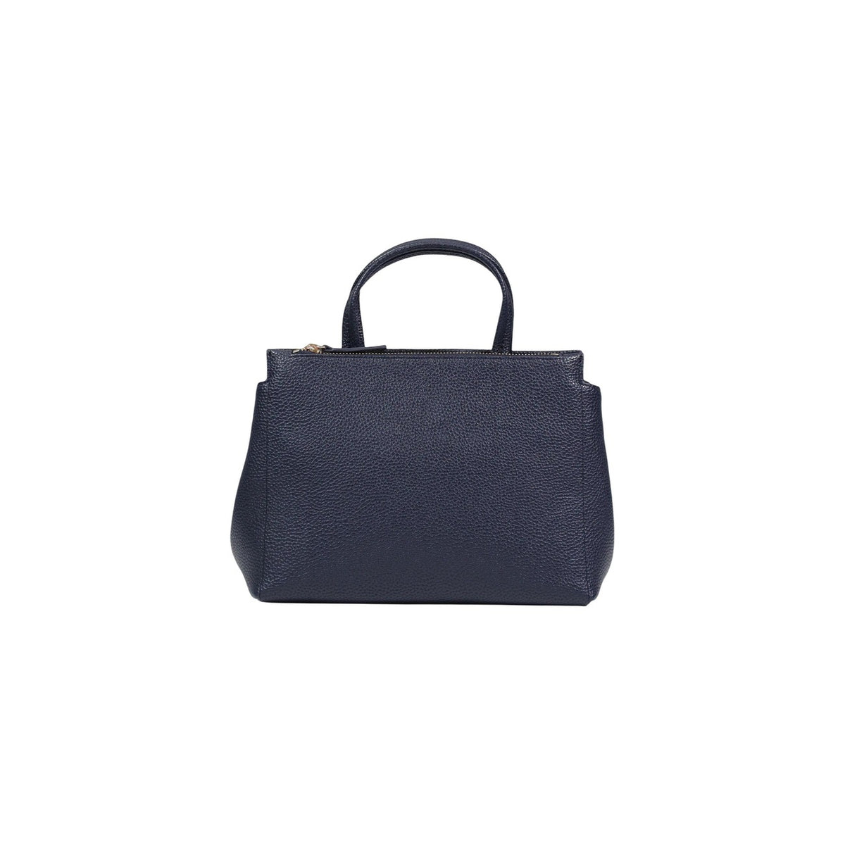 Borsa Tommy Hilfiger Satchel; 100% Poliuretano zigrinato. Nastro iconico, chiusura magnetica, tasca esterna zip e tracolla estraibile. Capienza 7 litri, design strutturato. Vista posteriore