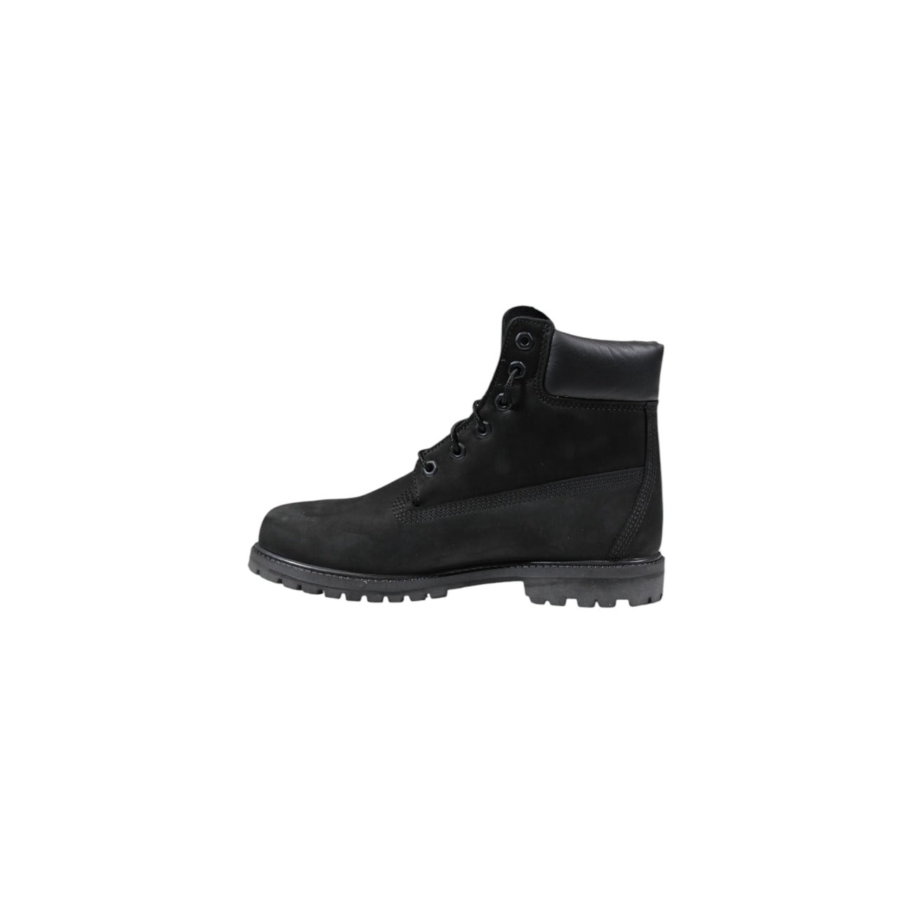 Timberland Stivaletti Donna Nero Monocromo Lacci Suola Gomma Rivestimento Pelle 100% Primavera Estate TB18658A0011