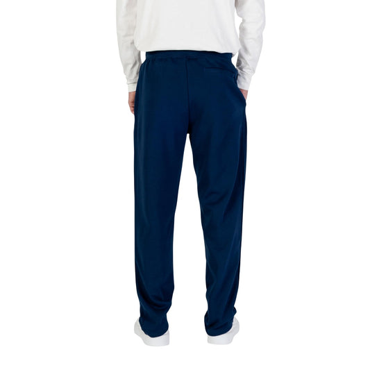 Tommy Hilfiger Pantaloni Sportivi Uomo Blu Tasche Anteriori Cotone 82% Poliestere 18% Autunno Inverno MW0MW39784