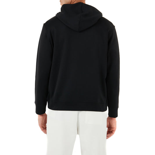 Paul&shark Felpa Uomo Nera con Cappuccio Maniche Lunghe in Cotone 100% Autunno/Inverno B_44604