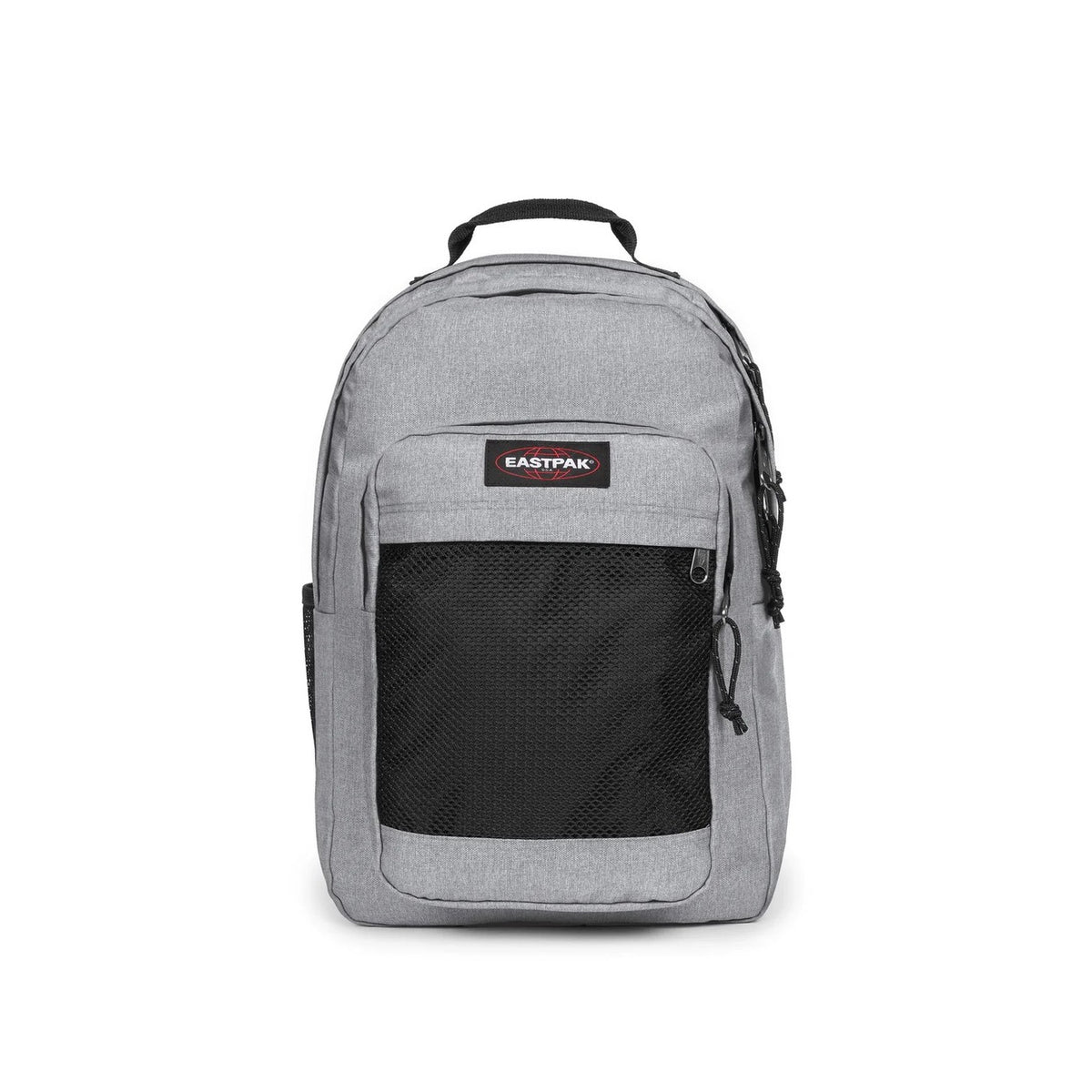 Zaino Eastpak grigio chiaro; Dimensioni 29x44x28 cm. Doppio comparto con apertura a U, tasca laptop 16 pollici e portaborraccia. Organizer integrato e schienale trapuntato, stile casual-studio