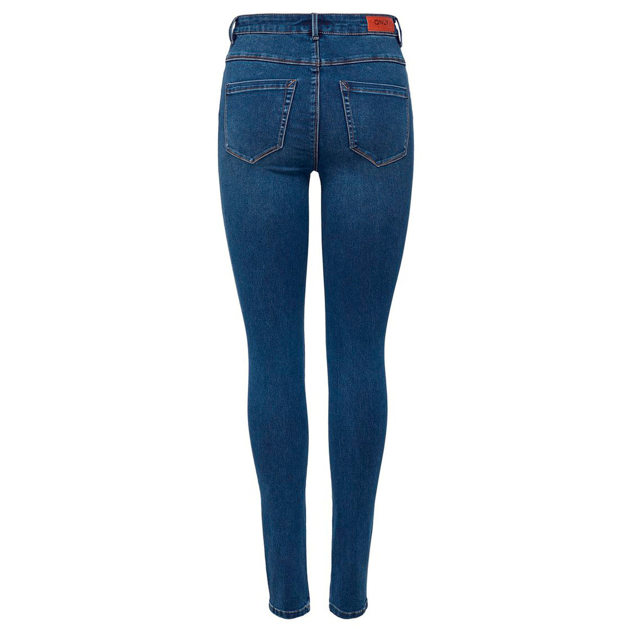 Only Jeans Donna Blu con Zip Bottone Tasche Anteriori Posteriori in Cotone 69% Poliestere 29% Autunno/Inverno 15181725
