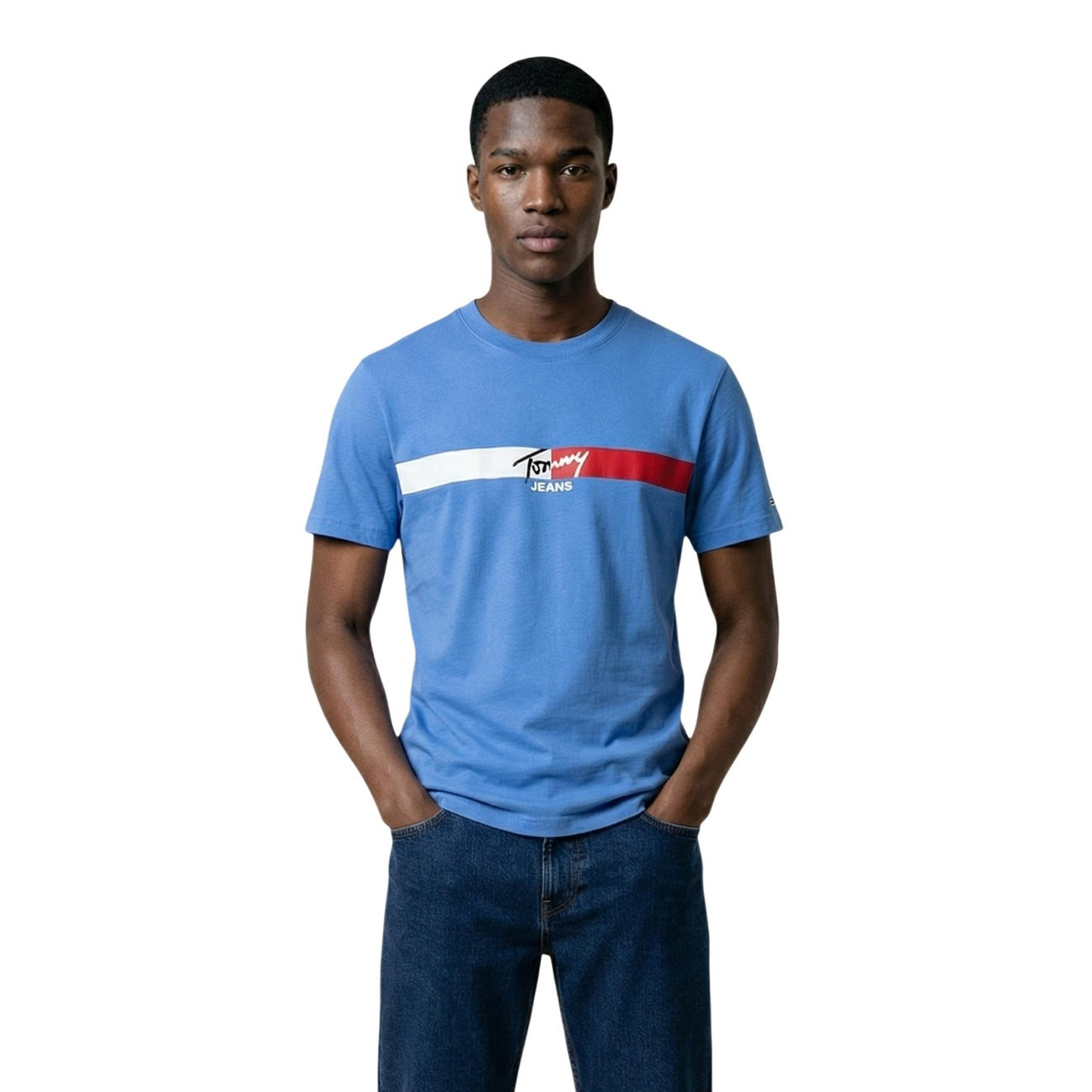 Tommy Hilfiger Jeans T-Shirt con stampa maniche corte Uomo DM0DM22539