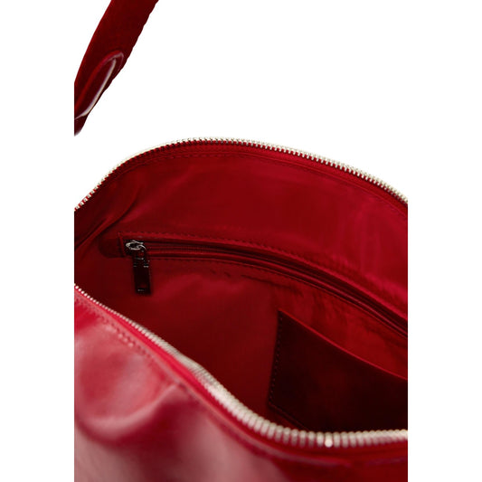 borsa a spalla Desigual BAG_HALF LOGO LEIRIA 2.0 rossa