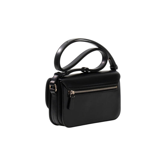 Guess Borsa nera con tracolla JANIE LOGO 21x13x6 cm Donna