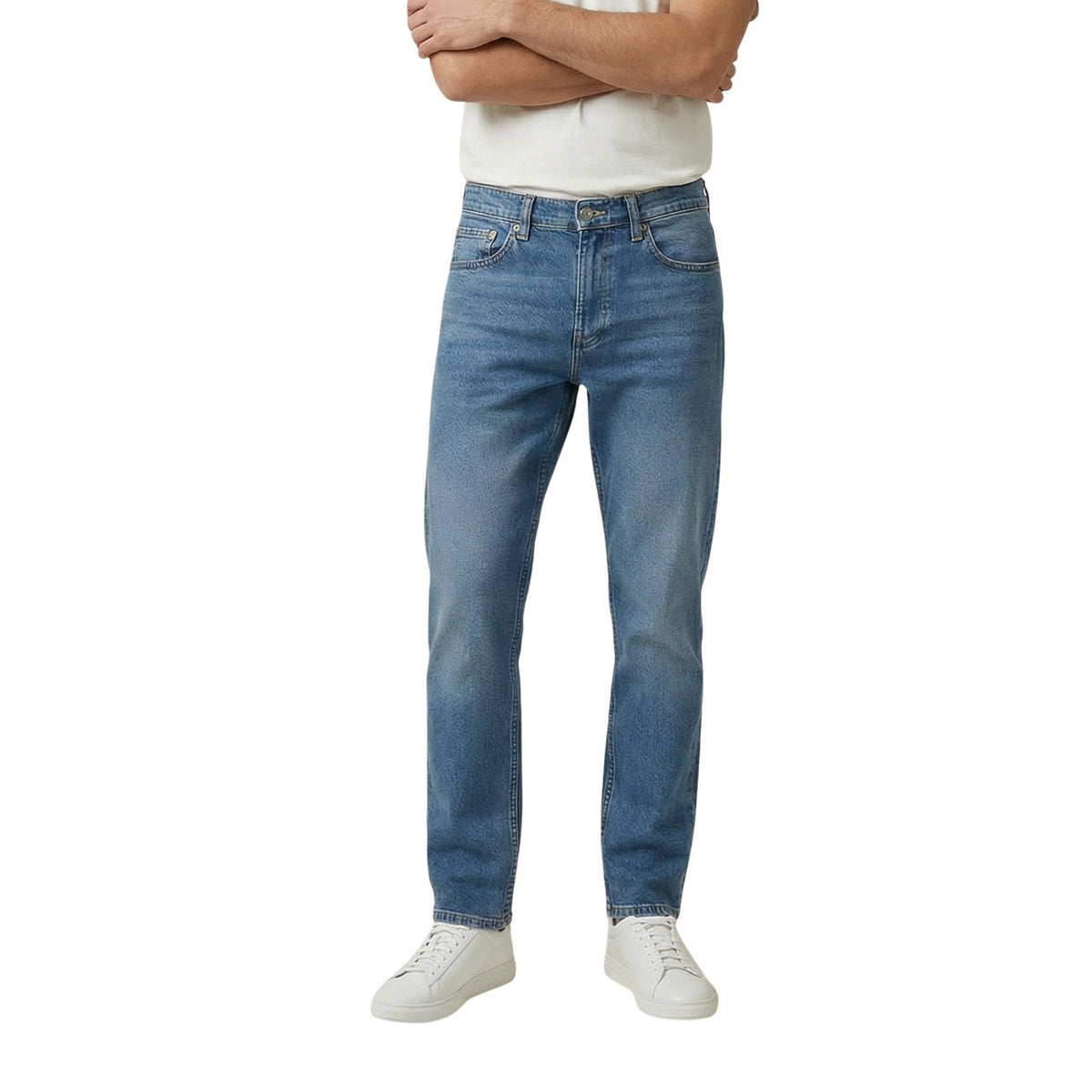 Jeans Levi's® 511™ Slim Waterfall Cool; 99% cotone, 1% elastan. Vestibilità slim contemporanea, ideale per outfit casual e smart-casual. Vista frontale