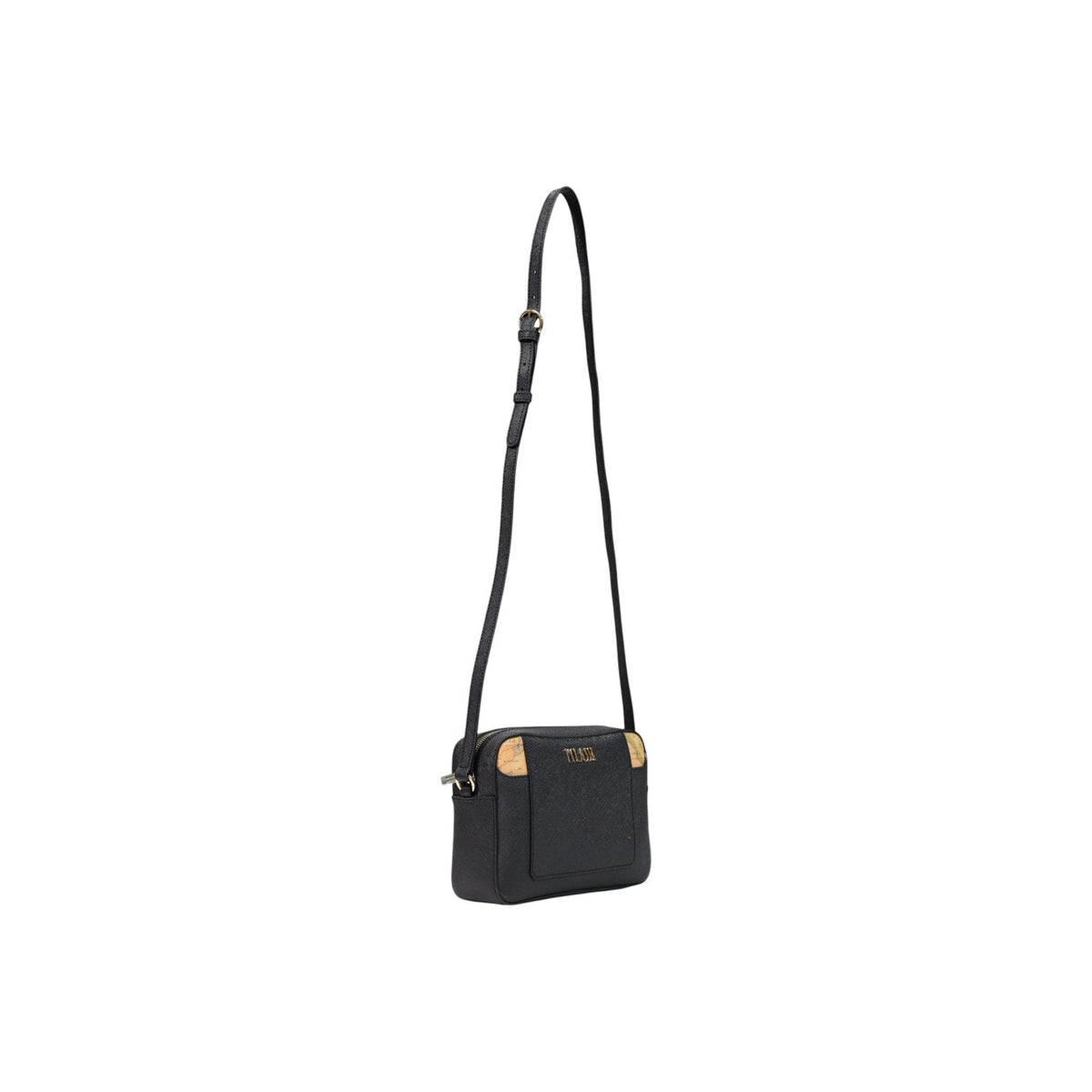 Borsa piccola tracolla donna Alviero Martini Prima Classe L LF78 9407. Pochette a tracolla da donna con dettagli mappa Geo agli angoli, scritta logo dorata e dimensioni 21x16x6 cm.