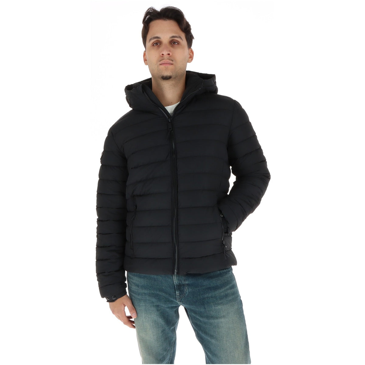 Giacca imbottita uomo Superdry Fuji – Piumino leggero con cappuccio M5012433A.