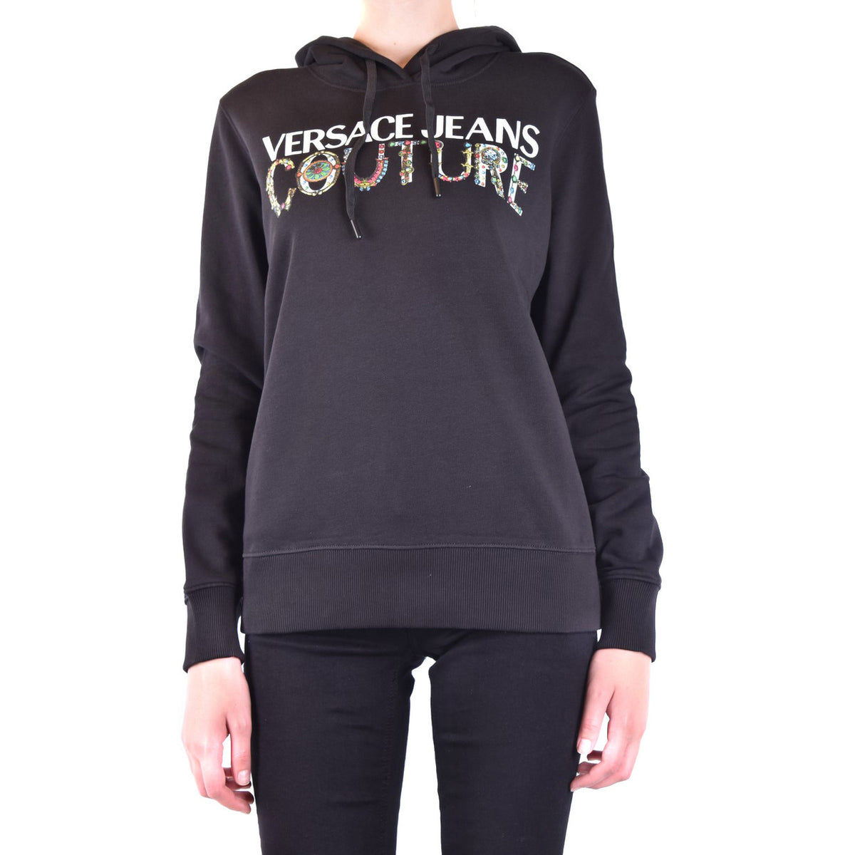 Versace Jeans Couture Felpa con cappuccio Donna
