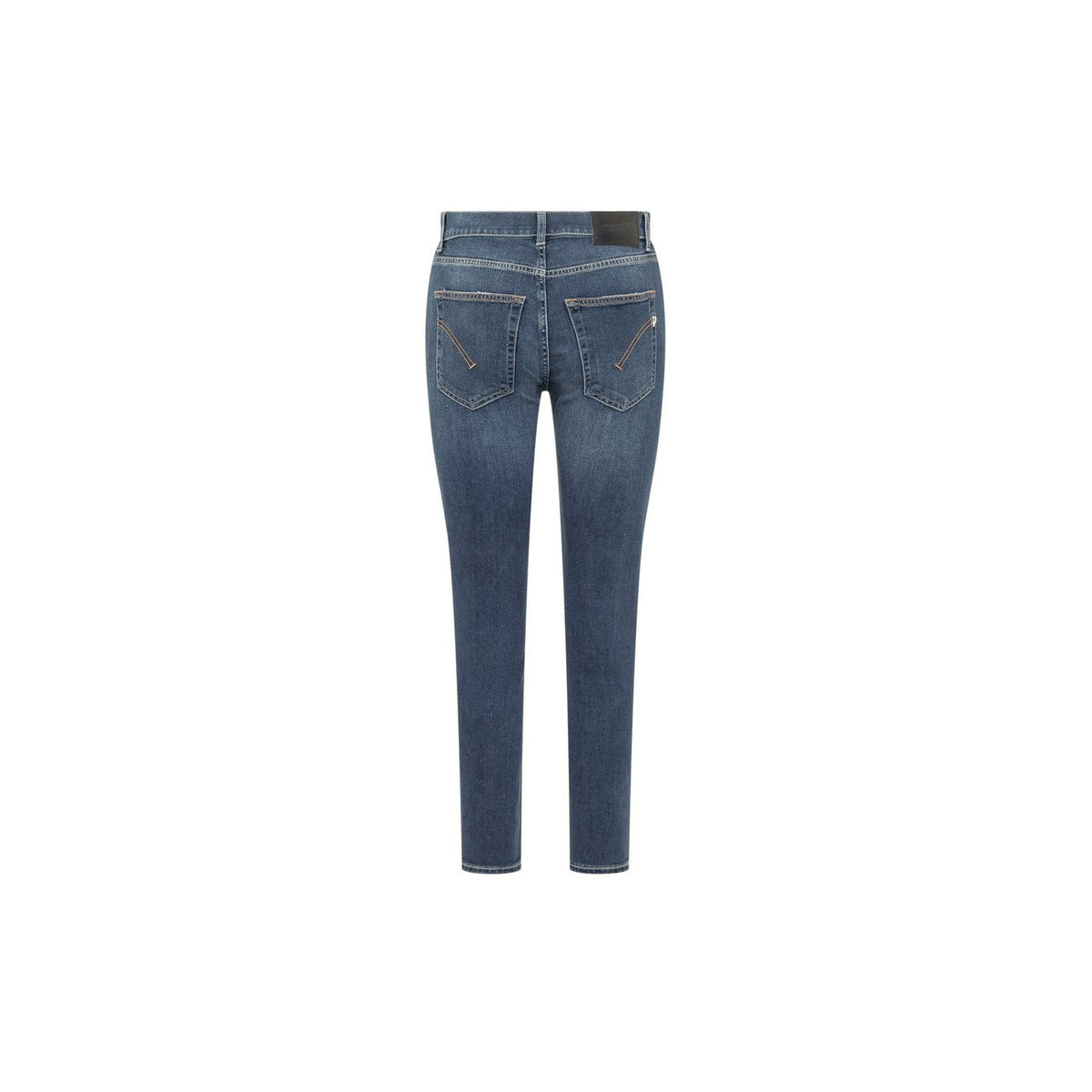 Dondup Jeans Donna Blu con Zip Bottone Tasche Anteriori Posteriori in Cotone 92% Elastan 8% Primavera/Estate B_44744