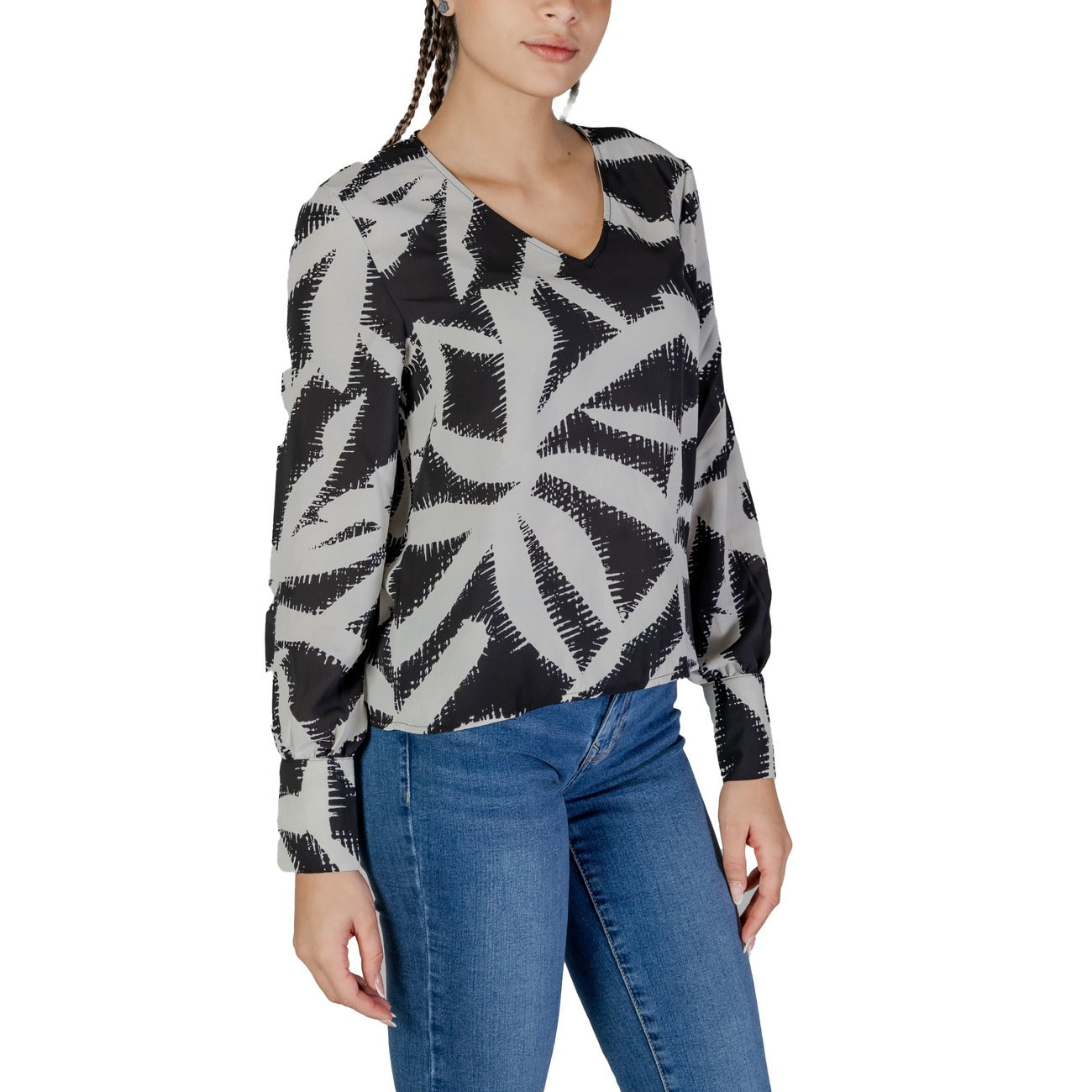 Jacqueline De Yong Women's Long Sleeve Blouse
