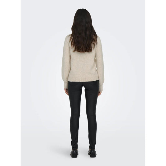 Maglia paricollo donna Only con bottoni – Pullover a maniche lunghe Only 15302253.