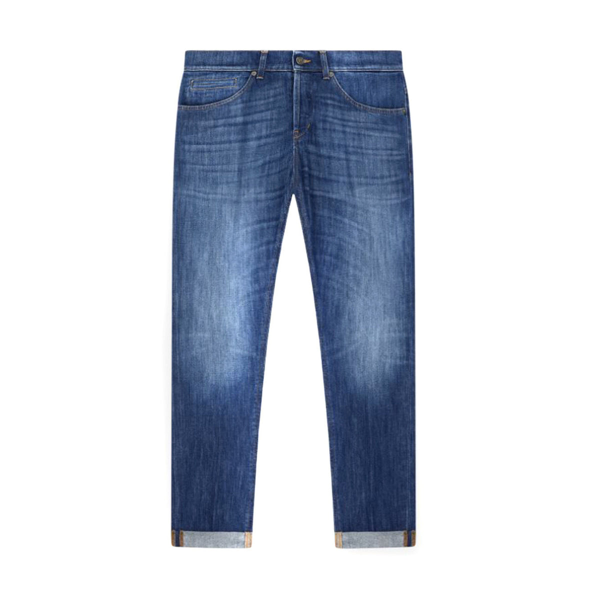 Dondup Jeans RITCHIE SKINNY IN DENIM STRETCH RESPONSABILE Uomo Vista stesa