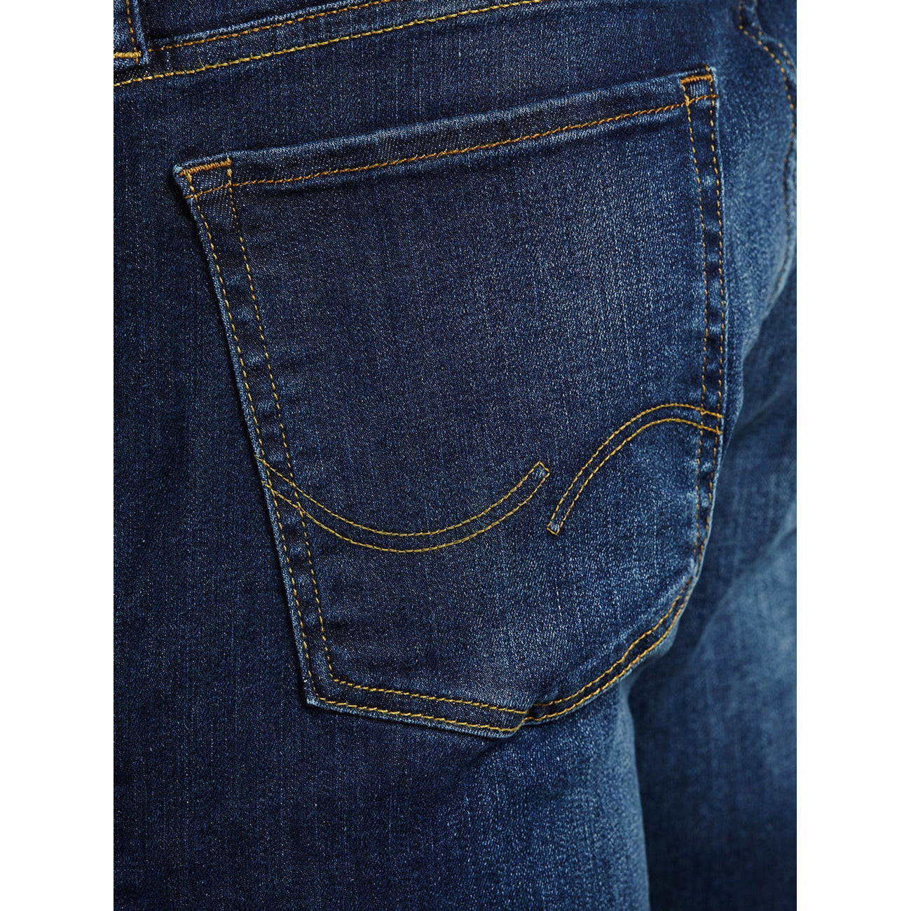 Jack & Jones Jeans Uomo Blu Zip Bottone Cotone 85% Elastan 2% Poliestere 13% Autunno Inverno 12110056
