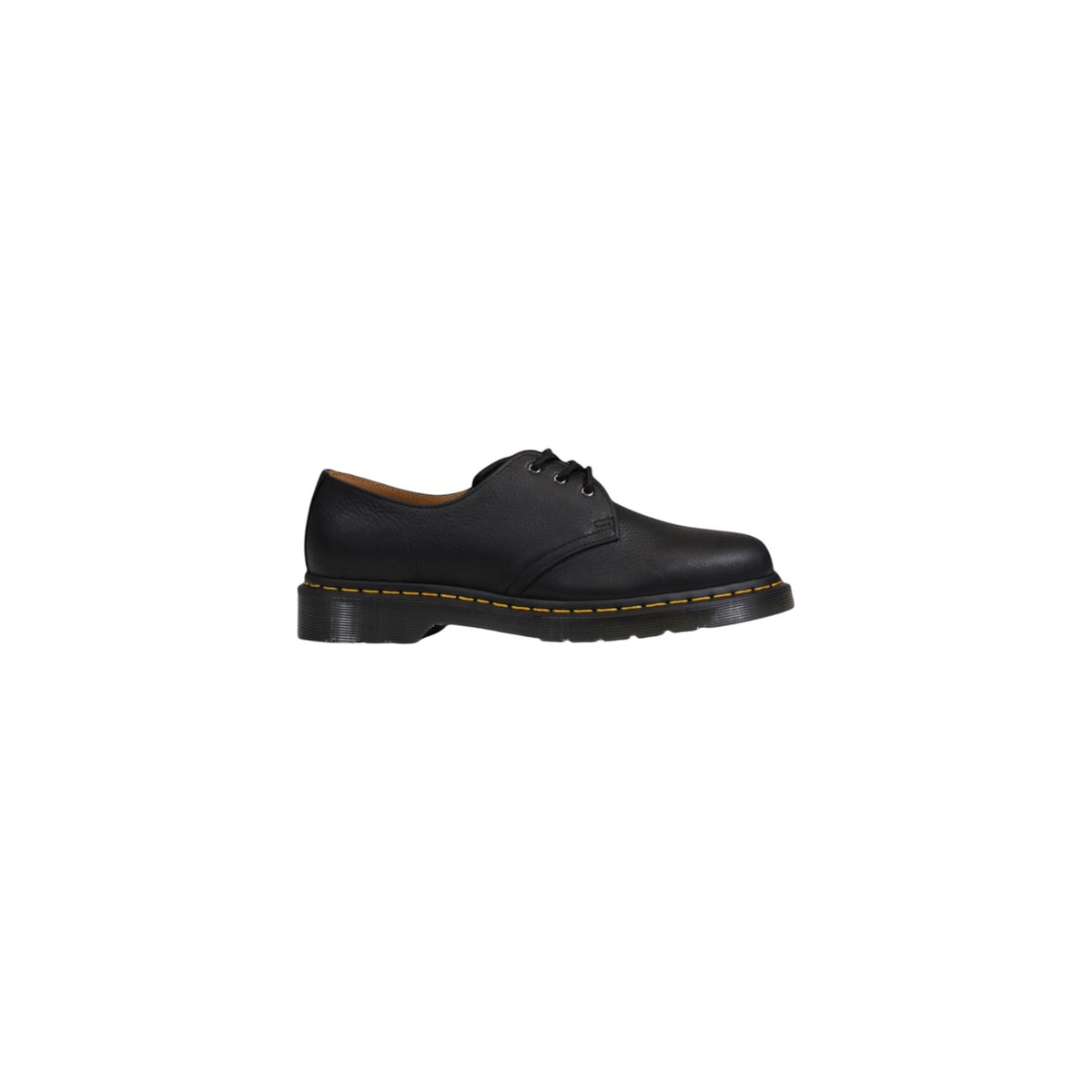 Scarpe stringate Dr. Martens 1461 nere in pelle martellata Ambassador. Calzature Oxford classiche da uomo e donna con 3 occhielli, lavorazione Goodyear sigillata a caldo e suola cuscinetto originale DM's.