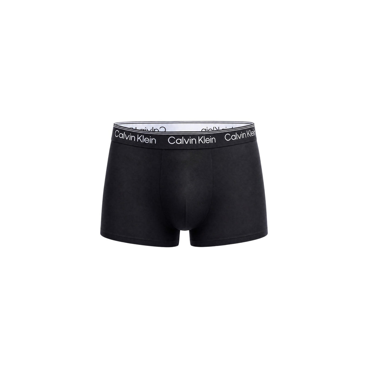 Boxer Uomo Assortiti Calvin Klein Low Rise Trunk (Pacco da 5); Tessuto elasticizzato ecosostenibile multicolore in poliestere riciclato e lycra. Taglio a vita bassa con elastico regular logato, stile casual e sportivo 4 stagioni. Nero