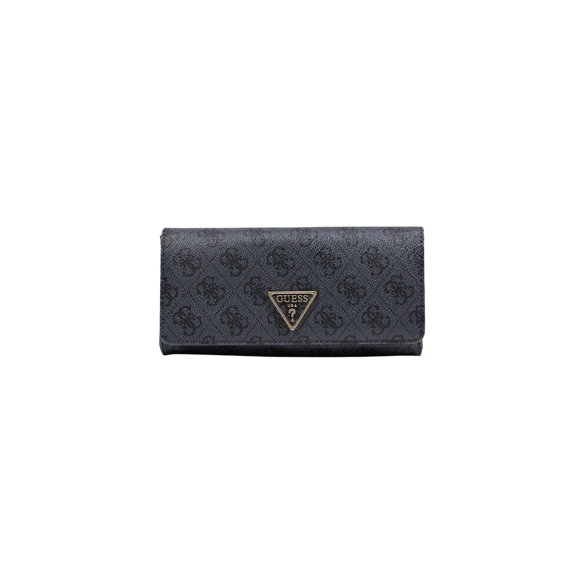 portafoglio grande nero/grigio da donna Guess LAUREL II SLG FLAP ORGANIZER SWSG74. perfetto per chi desidera organizzare con stile carte, documenti e contanti. Realizzato interamente in poliuretano di alta qualità