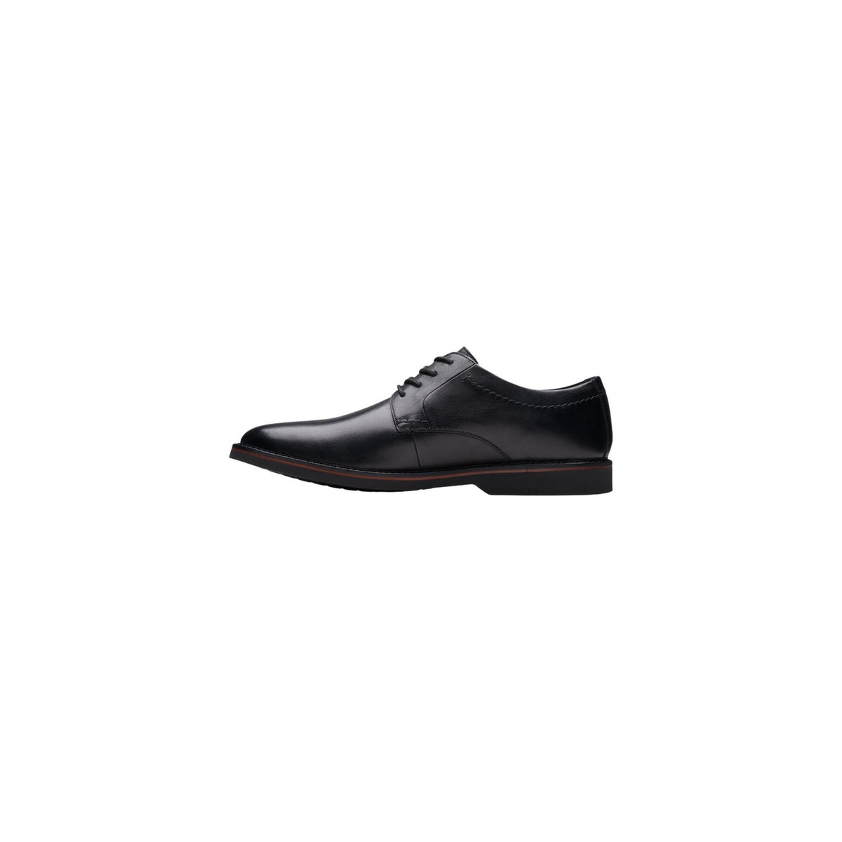 Stringate nere Clarks Atticus LT Lace in 100% pelle, silhouette classica con suola in gomma flessibile e rifiniture artigianali di alta qualità.
