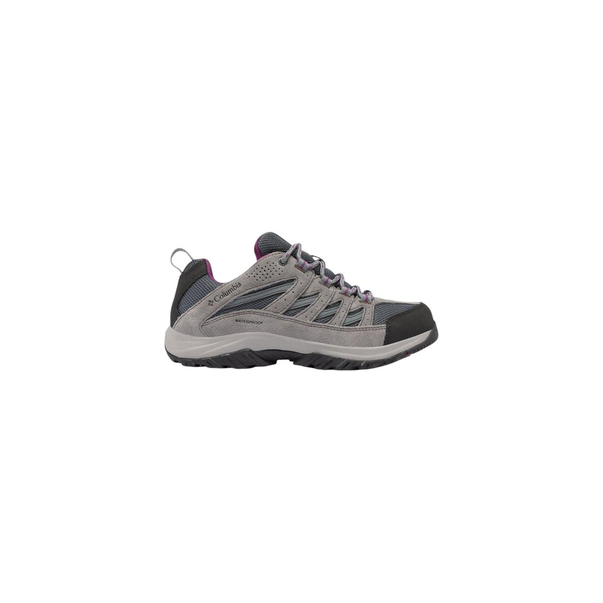 Scarpe Columbia Omni-Tech™; tomaia pelle/mesh, intersuola Techlite™, suola Omni-Grip™. Impermeabili, traspiranti, senza PFAS. Peso 298g. Scarponcini bassi da camminata per terreni misti e pioggia.