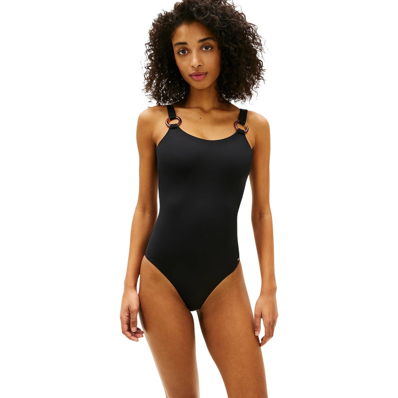 Tommy Hilfiger Costume intero con schiena scoperta e anelli Donna SCOOP BACK OP
