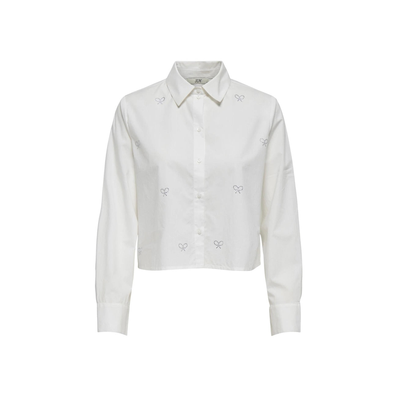 Camicia Jacqueline De Yong donna bianca colletto classico - vista frontale